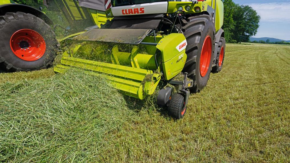 Pick-up Profi Contour 300/380.Grâce à ses deux entraînements indépendants, le pick-up de Claas s’adapte au volume de récolte.Dr